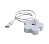 NiuLumea USB - Humidificador de coche para el hogar y la oficina, niebla silenciosa con 8 horas para apagado automático, ABS portátil para mini humidificador