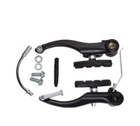 NiuLumea V Brake Mountain para bicicleta, compatible con parte delantera y trasera, aleación de aluminio, distancia de bloqueo en U de 110 mm, longitud de la pastilla de freno de 60 mm, con varillas