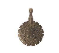 niumanery Sewing Thread Yarn Cutter Pendant Round Shape Antique Bronze Craft DIY Tool Home