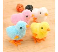 Niumowa Set 4 Pollitos Pascua ecológicos con Pelusa Suave | Fabricados con plástico ecológico y suave plumón. Ideales para decorar, regalar y jugar en Pascua.