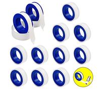 Niumowang cinta,20 Rollos cinta selladora bañera,cinta adhesiva para fugas de aguaAdecuado para el sellado a alta temperatura de tuberías de agua, grifos, etc. (10 pcs)