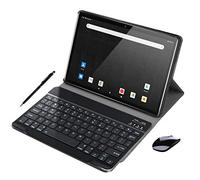 niuniutab Tablet 10 Pulgadas 8 Core Android 10.0 Certificado por Google GMS 4G LTE Tablets,4GB de RAM y 64 GB,Dobles SIM, GPS,WiFi,Teclado Bluetooth，Ratón，Funda para Tableta y Más Incluidos - Black