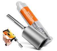 Niuny Bouterolle de hundimiento SDS-Plus ø16.5 mm Buje de Acero Herramienta Eléctrica de Piloto de Varilla de Tierra Amovibled Piquete de Tierra para Varillas de Tierra de Perforación de Martillo