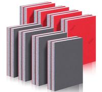 Niuny Esponjas de Lijado 16Pcs Bloque de Lija de Grano 800 Esponja de Lija Húmeda y Seca Reutilizables Esponjas Abrasivas Taco Abrasivo de Lijado Manual para Pulir Madera Metal Cocina Muebles