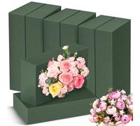 Niuny Espuma Floral para Arreglos Florales Esponja para Flores Frescas Artificiales 8Pcs 14x8x4.5cm Arreglos Florales cuadrada Espuma Floral Húmeda para Flores Cumpleaños Iglesias Bodas Fiestas