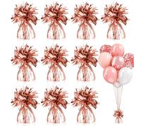 Niuny Peso para Globos de Helio Pesados para Globos 10pcs Pesa para Globos con Lámina Metálica 170g/pcs Pesas Sólidas Cónicas para Fiesta de Cumpleaños Boda Celebración Decoración con Borlas
