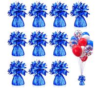 Niuny Peso para Globos de Helio Pesados para Globos 10pcs Pesa para Globos con Lámina Metálica 170g/pcs Pesas Sólidas Cónicas para Fiesta de Cumpleaños Boda Celebración Decoración con Borlas