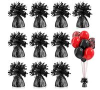 Niuny Peso para Globos de Helio Pesados para Globos 10pcs Pesa para Globos con Lámina Metálica 170g/pcs Pesas Sólidas Cónicas para Fiesta de Cumpleaños Boda Celebración Decoración con Borlas