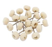 NIUPIKA Rueda de pulido de algodón montada, 2,35 mm, 20 unidades