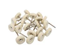 Niupika - Ruedas de pulido para pulir, para herramientas rotativas, accesorios de pulido de 3 mm, mandril de 20 unidades