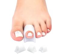 Niupiour Correctores de dedos de gel en martillo, corrector de juanetes para mujeres y hombres, paquete de 6 separadores de dedos de silicona para dedos doblados, espaciadores de dedos para dedos