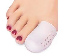 Niupiour Protectores de gel para dedos grandes, 14 paquetes de tapas transpirables para dedos grandes, fundas de silicona para dedos grandes, callos, ampollas, dedos en martillo, proporcionan alivio