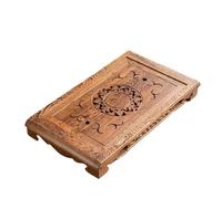 NIUSABOU Bandeja de té con Agua, Solid Bamboo Tea Tray Multicolor Chicken Teapot Serv Wooden(Light Grey)