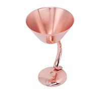 NIUSABOU Copas de acero inoxidable, Stainless Steel Martini Goblet 150ml Multicolor(Rose Gold)