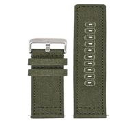 NIUSABOU Correas de reloj ajustables de nylon tejido transp Correa de lona de nailon 18mm 19mm 20mm 22mm 24mm reloj pulsera deportiva Universal de liberación rápida(Army Green,19mm)