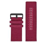 NIUSABOU Correas de reloj ajustables de nylon tejido transp Correa de lona de nailon 18mm 19mm 20mm 22mm 24mm reloj pulsera deportiva Universal de liberación rápida(Wine red02,22mm)