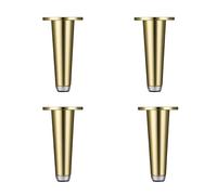 NIUSABOU Muebles de piernas, Patas Ajustables for Muebles de aleación Aluminio, 4 Piezas, Multicolor, 80-200 mm(Gold,180mm/7.1in)