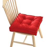 NIUSABOU Silla de Comedor Almohadilla, Cojín de Suelo y Asiento de Silla de 10 cm, Multicolor, Varios tamaños(Red,45x45cm(18x18inch))