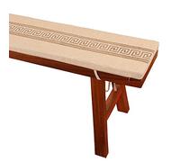 NIUSABOU Silla de Comedor Almohadilla, Cojín for Silla y Banco con Lazos for Interior y Exterior, Multicolor, Varios tamaños(S,100x35x3cm(39x14x1inch))