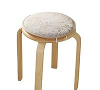 NIUSABOU Silla de Comedor Almohadilla, Cojines Redondos de Esponja for Silla de Comedor con Lazos, sin Silla, Multicolor, Varios tamaños(J,30cmx30cm(11x11inch))