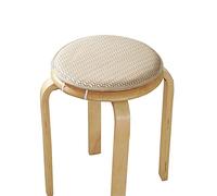 NIUSABOU Silla de Comedor Almohadilla, Cojines Redondos de Esponja for Silla de Comedor con Lazos, sin Silla, Multicolor, Varios tamaños(G,30cmx30cm(11x11inch))