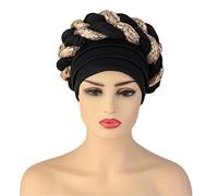 NIUSABOU Sombrero Flexible, Turbante Africano Auto Geles for Mujer, Multicolor(19)