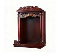 NIUSABOU Soporte de Madera para Altar Budista, Gabinete de Pared Madera, Mesa Altar for Buda Guanyin, Incienso Dios la Riqueza, Varios tamaños(C,38CM/14.9IN)