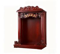 NIUSABOU Soporte de Madera para Altar Budista, Gabinete de Pared Madera, Mesa Altar for Buda Guanyin, Incienso Dios la Riqueza, Varios tamaños(A,50CM/19.6IN)