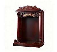 NIUSABOU Soporte de Madera para Altar Budista, Gabinete de Pared Madera, Mesa Altar for Buda Guanyin, Incienso Dios la Riqueza, Varios tamaños(B,54CM/21.2IN)