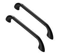 NIUSABOU Tiradores de arco para pomos de puerta, Tiradores de armario, 2 uds., tiradores lazo europeos, Zinc esmerilado, varios tamaños(Hole Distance 224Mm)