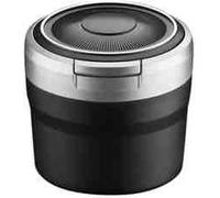 NIUSENN Cenicero de Coche para VW Atlas Bulli Touran Tiguan Portatil Sin Humo de Acero Inoxidable con Tapa autoextinguible,C