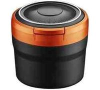 NIUSENN Cenicero de Coche para VW Atlas Bulli Touran Tiguan Portatil Sin Humo de Acero Inoxidable con Tapa autoextinguible,B