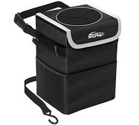 NIUTA - cubeta de Basura para Coche, Impermeable, Plegable, con Tapa y Bolsillo Lateral para Coche, SUV, camión, Minivan, Auto (estándar)