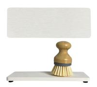 NiuYichee 2 bandejas de jabón de cocina de tierra de diatomeas, posavasos de diatomita absorbentes de agua, piedra absorbente de agua utilizada para jabón de manos, tazas, botellas de bebidas, plantas