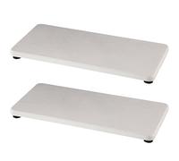 NiuYichee, 2 bandejas de tocador para lavabo de baño, posavasos de tierra de diatomeas, piedra absorbente para jabón de cocina y de manos, plantas y botellas de cosméticos en el hogar moderno, 21 x 10