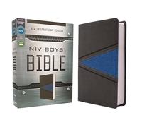 Niv, Boys Bible, Leathersoft, Gray/Blue, Comfort Print