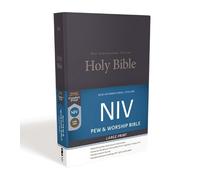 NIV, Church Bible (Pew Bible), Large Print, Hardco (Tapa dura) (Importación USA)