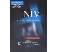 NIV Clarion Reference Bible, Black Edge-lined Goatskin Leather, NI486: XE