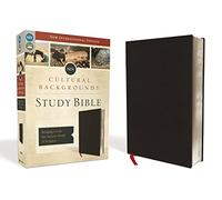 NIV, Cultural Backgrounds Study Bible, Bonded Leather, Black: Bringing to Life the Ancient World of Scripture: New International Version, Black, ... to Life the Ancient World of Scripture