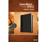 NIV Every Man's Bible Large Print Tutone Onyx/Black: Every Man's Bible, New International Version, Onyx & Black