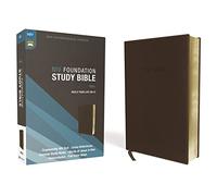 NIV Foundation Study Bible: New International Version, Earth Brown Matte, Foundation Study