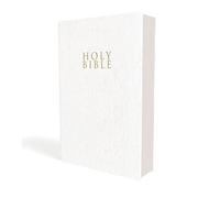 NIV, Gift and Award Bible, Leather-Look, White, Red Letter Edition, Comfort Print