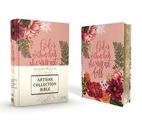 NIV Journal The Word Bible: New International Version, Artisan Collection Bible, Pink Floral, Designed Edges Under Gilding, Red Letter Edition, Comfort Print