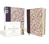Biblia NIV Journal the Word – Nueva Versión Internacional – Tapa en tela rosa floral, Letras rojas