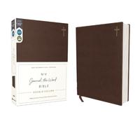 Biblia NVI – Journal the Word – Leathersoft marrón, Ed. Red Letter, doble columna