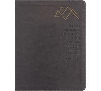 Niv, Journal the Word Bible (Perfect for Note-taking), Double-column, Leathersoft, Gray, Red Letter, Comfort Print: Reflect, Take Notes, or Create Art Next to Your Favorite Verses