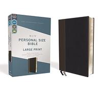 Niv, Personal Size Bible, Large Print, Leathersoft, Black, Red Letter Edition, Comfort Print: New International Version, Black Leathersoft, Personal Size, Comfort Print: Red Letter Edition