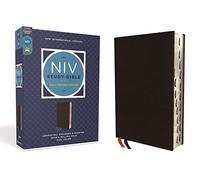 NIV Study Bible, Fully Revised Edition, Bonded Leather, Black, Red Letter, Thumb Indexed, Comfort Print: New International Version, Black, Bonded Leather, Red Letter Edition, Comfort Print
