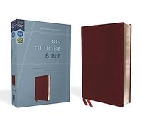 NIV, Thinline Bible, Bonded Leather, Burgundy, Red Letter Edition [Idioma Inglés]: New International Version, Thinline, Burgundy, Red Letter Edition