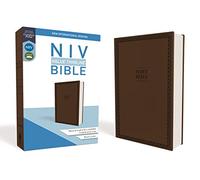 NIV, Value Thinline Bible, Imitation Leather, Brown [Idioma Inglés]